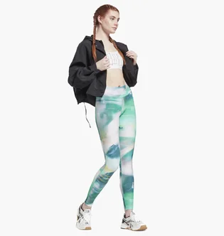 Леггинсы женские Reebok Lux Bold Leggings Green Gt3144
