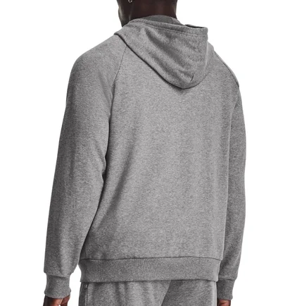 Худи мужское Under Armour Hooded Sweatshirt Ua Rival Fleece Logo Hd-Gry Grey 1379758-025