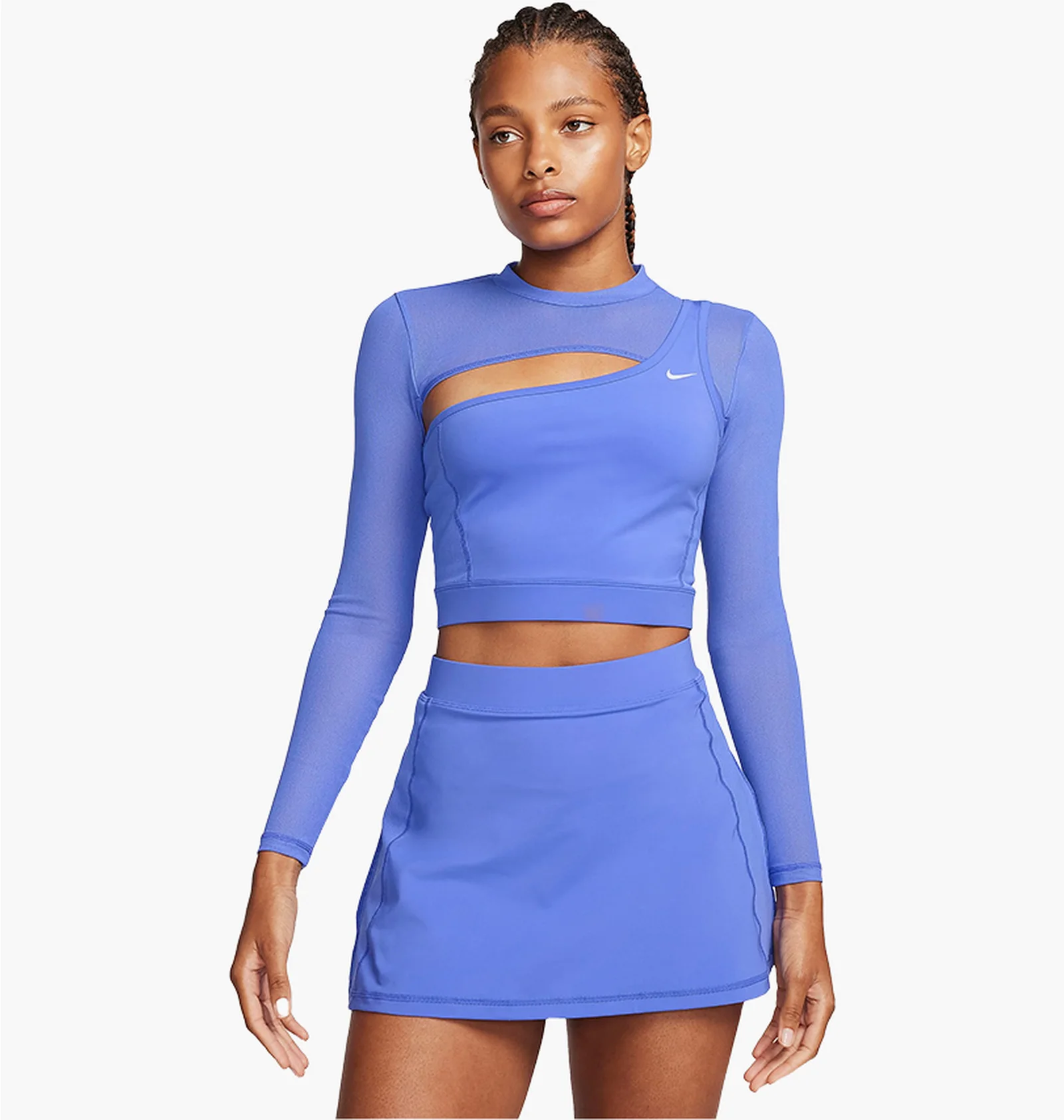ᐉ Лонгслів жіночий Nike Pro Blue FB5683-413 - придбати в інтернет