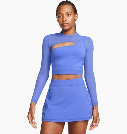 Лонгслив женский Nike Pro Blue FB5683-413