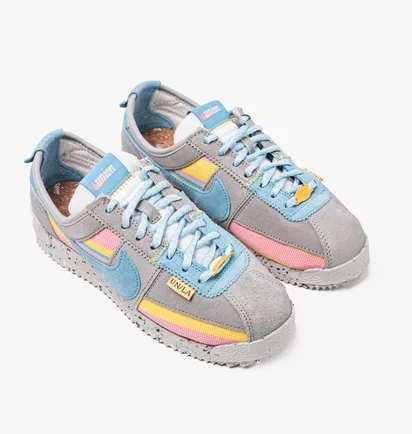Мужские кроссовки Nike Cortez Sp Grey Blue X Union La Grey Dr1413-002