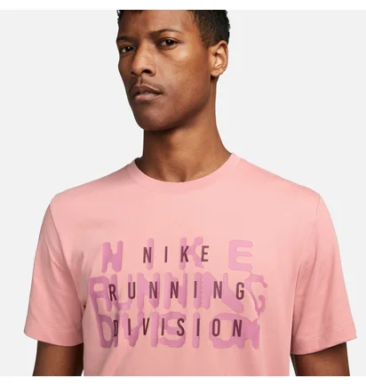 Футболка мужская Nike Dri-Fit Run Division Pink FJ2356-618