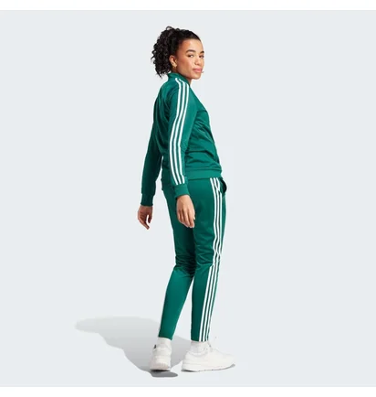Спортивный костюм женский Adidas Essentials 3-Stripes Green IJ8785