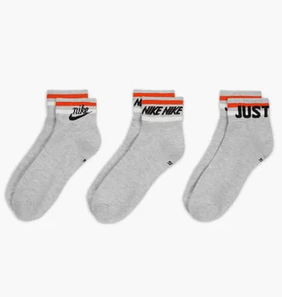 Носки унисекс Nike Everyday Essential An Grey (3 пары) Dx5080-050