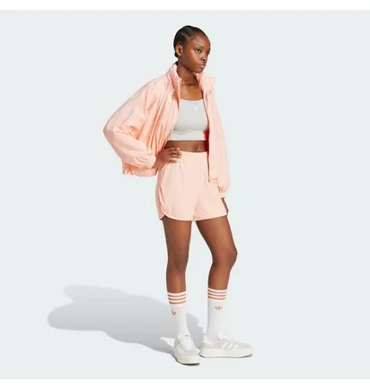 Шорти жіночі Adidas Essentials Wide Rib Sprinter Peach JD5165