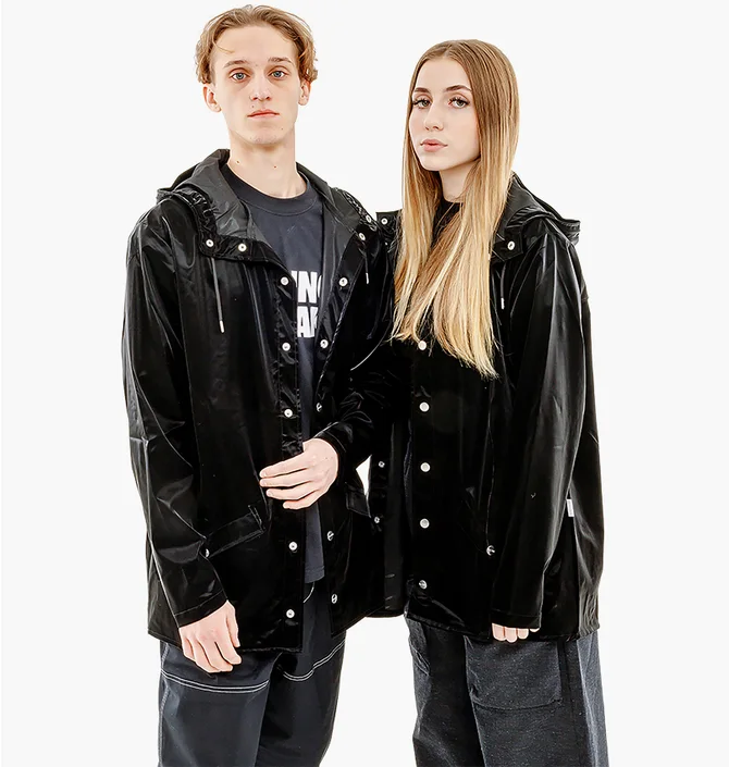 Куртка унісекс Rains Jackets Black 1201-VELVETBLACK