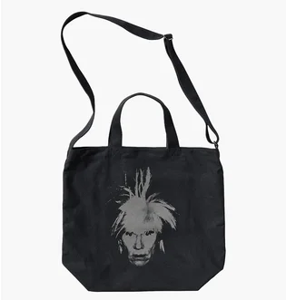 Сумка унісекс Uniqlo Kaws + Warhol Ut 2-Way Tote Bag Black E473556-001