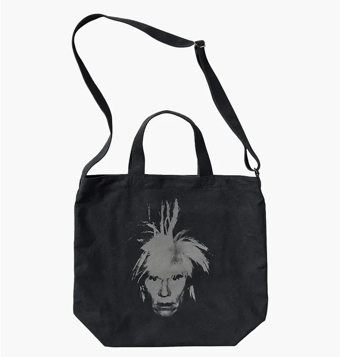 ᐉ Сумка унисекс Uniqlo Kaws + Warhol Ut 2-Way Tote Bag Black