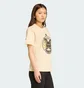 Футболка женская Adidas X Farm Graphic Beige JL8614