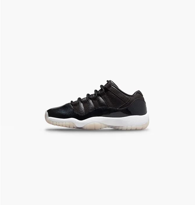 Кросівки дитячі Air Jordan 11 Retro Low Black 528896-001