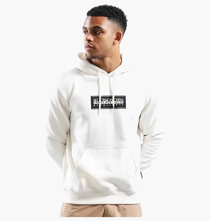 Худи мужское Napapijri B-Box Logo White NP0A4I19-WHITE