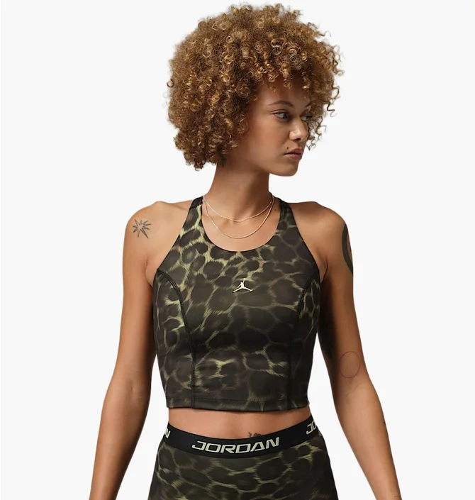 Топ женский Air Jordan Sport Dri-Fit Printed Green IF3487-331