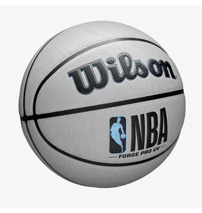 Баскетбольний м'яч Wilson Nba Forge Pro Uv Grey/Blue WZ2010801XB7