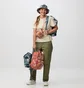 Рюкзак унисекс Fjallraven Kanken Graphics Turquoise/Multi 23200356.577-986