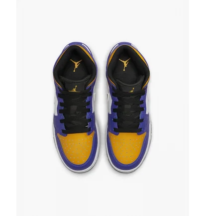 Кроссовки детские Air Jordan 1 Mid Gs Blue DQ8423-517