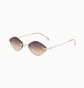 Солнцезащитные очки женские Carolina Lemke Gold/Brown CL3862-С2