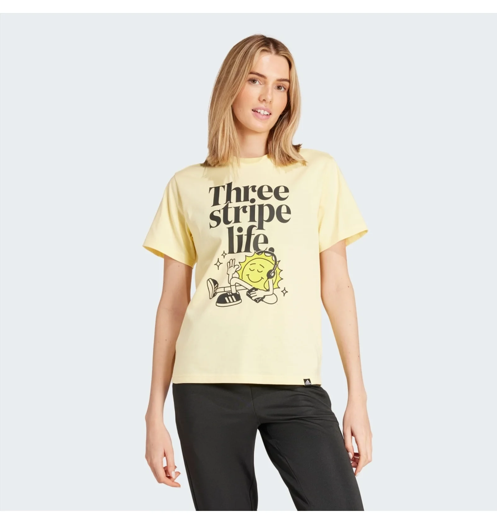 ᐉ Футболка жіноча Adidas Positivity Graphic Yellow IX6454