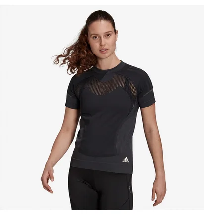 Футболка жіноча Adidas Primeknit T-Shirt Black GK3754