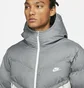Куртка чоловіча Nike M Nk Sf Wr Pl-Fld Hd Jkt Grey/White Dr9605-084