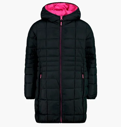 Куртка детская CMP Coat Fix Hood Taffeta Black 34Z3465-U423