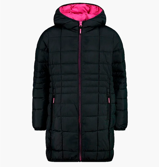 Куртка детская CMP Coat Fix Hood Taffeta Black 34Z3465-U423