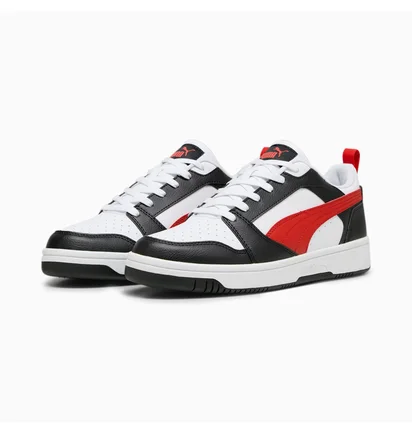 Кросівки чоловічі Puma Rebound V6 Low White/Black 392328-04