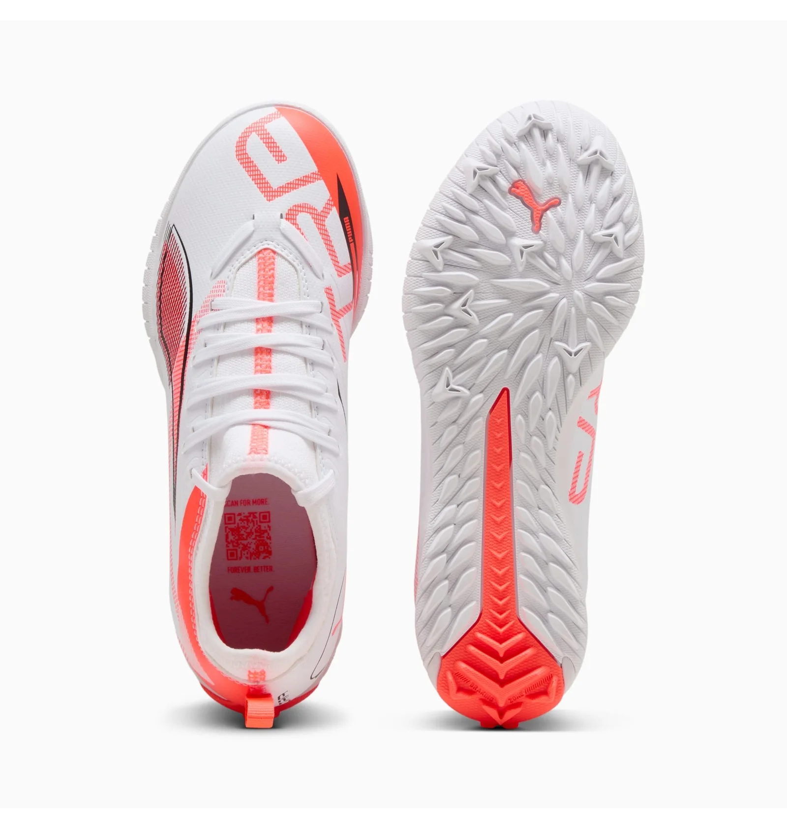ᐉ Сороконіжки дитячі Puma Ultra 5 Match Tt White/Red 108352-01