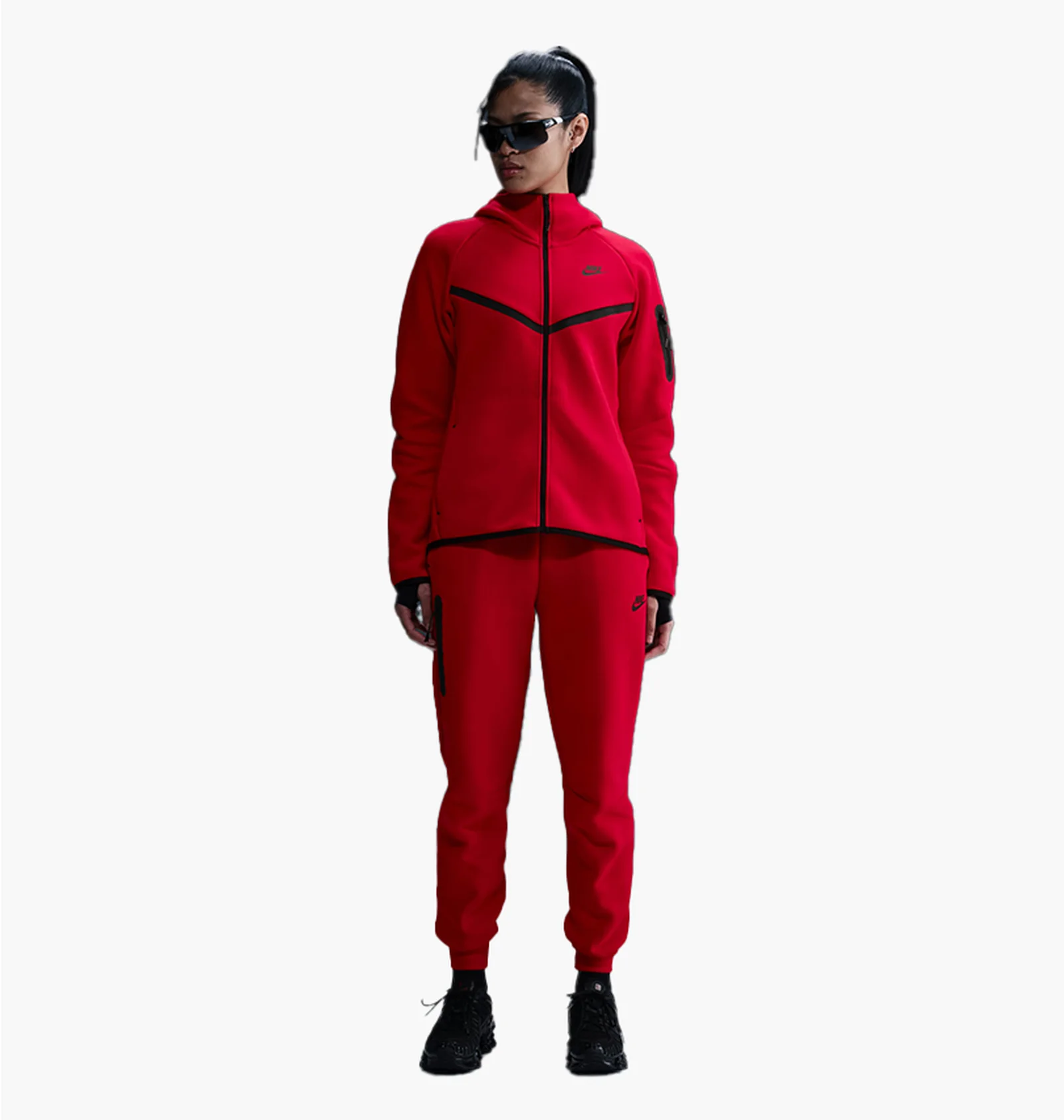 ᐉ Толстовка жіноча Nike Tch Flc Wr Fz Hdy 2 Red HV6747-657