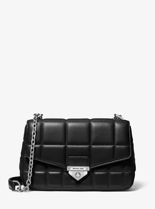 Сумка жіноча Michael Kors Soho Large Quilted Leather Shoulder Bag Black 30F0S1SL3L-BLACK-21462