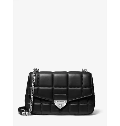 Сумка женская Michael Kors Soho Large Quilted Leather Shoulder Bag Black 30F0S1SL3L-BLACK-21462