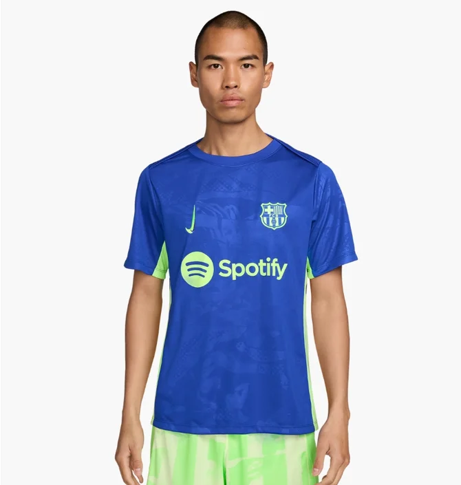 Футболка мужская Nike Barcelona Pre-Match Blue FQ2544-418