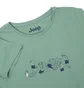 Футболка жіноча Jeep T-Shirt Botanical Print J22W Turquoise O102612-E854