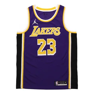 Майка унисекс Nike Nba Los Angeles Lakers Statement Edition Lebron James Violet/Black CV9481-508