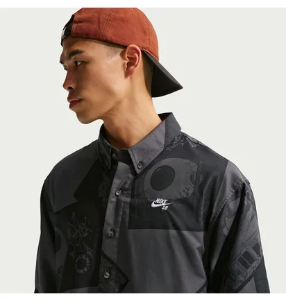 Рубашка мужская Nike Sb Black IF0426-060