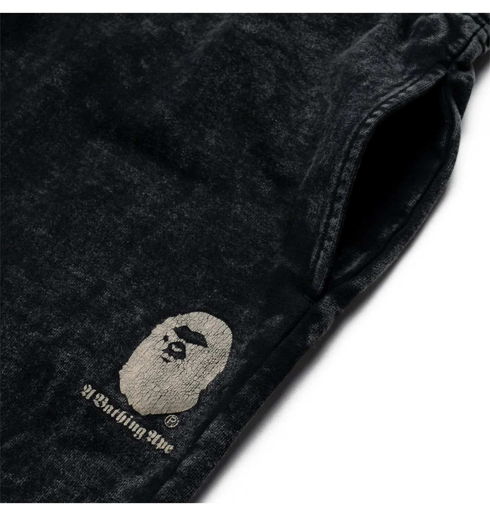 ᐉ Шорты мужские Bape Overdye Sweatshorts Grey 001SPK301003M