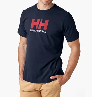 Футболка мужская Helly Hansen Logo T-Shirt Black 33979-597