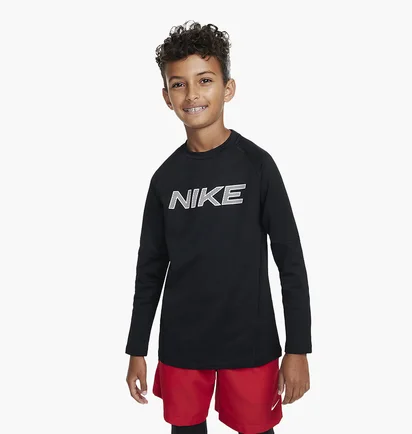 Лонгслів дитячий Nike Df Ls Crew Warm Black HF4362-010