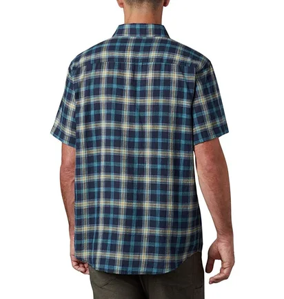 Рубашка мужская Columbia Under Exposure Short Sleeve Shirt Blue AJ1238-790