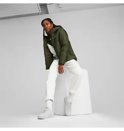 Пуховик жіночий Puma Ess Padded Jacket Green 848940-31