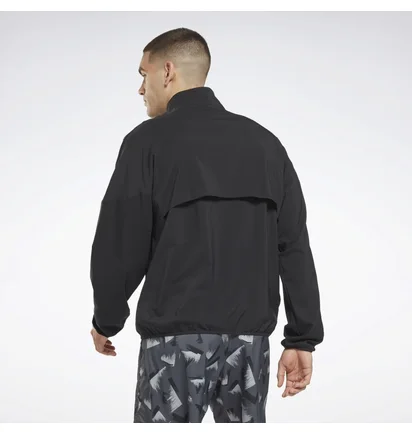 Кофта чоловіча Reebok Running Woven Wind Jacket Black Hi0053