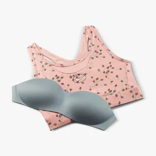 Топ женский Nike Dri-Fit Swoosh Icon Clash Print Peach DM0639-609
