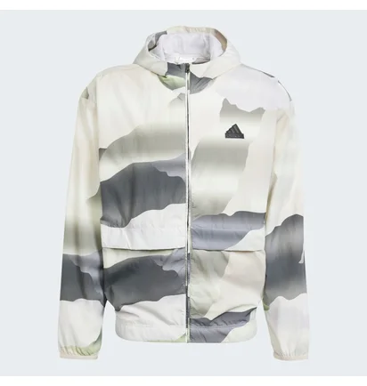 Толстовка чоловіча Adidas City Escape Full-Zip Hoodie Beige/Grey IN3707