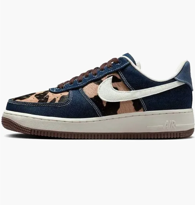 Кроссовки женские Nike Air Force 107 Blue/Brown IB3674-400