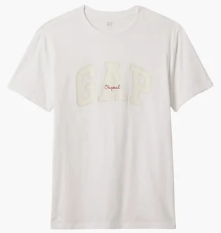 Футболка мужская Gap V-Logo Orig Arch White 471777-08