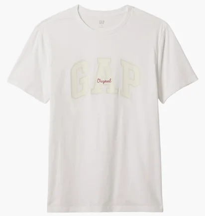 Футболка мужская Gap V-Logo Orig Arch White 471777-08