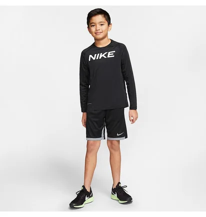 Лонгслів дитячий Nike Pro Top Black CJ7711-010
