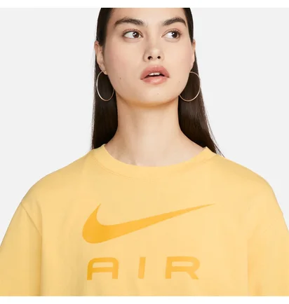 Футболка женская Nike Nsw Tee Air Bf Yellow DX7918-795