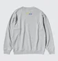 Свитшот унисекс Uniqlo Kaws Warhol Graphic Sweatshirt Grey E472951-000