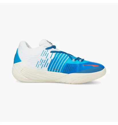 Кроссовки унисекс Puma Fusion Nitro Basketball Shoes Light Blue/White 195587-06