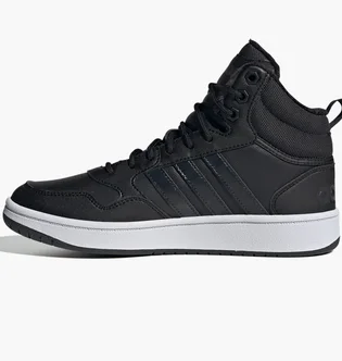 Кроссовки женские Adidas Hoops 3.0 Mid Lifestyle Basketball Classic Fur Lining Winterized Shoes Black GW6434